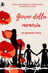 Locandina della Giornata della Memoria del 2023