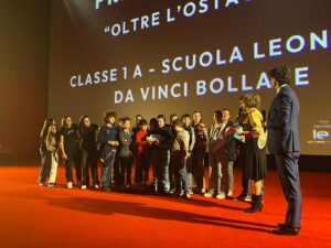 Serata finale del concorso letterario Il problema c'è, la soluzione anche! Premiazione della classe 1A, seconda classificata.